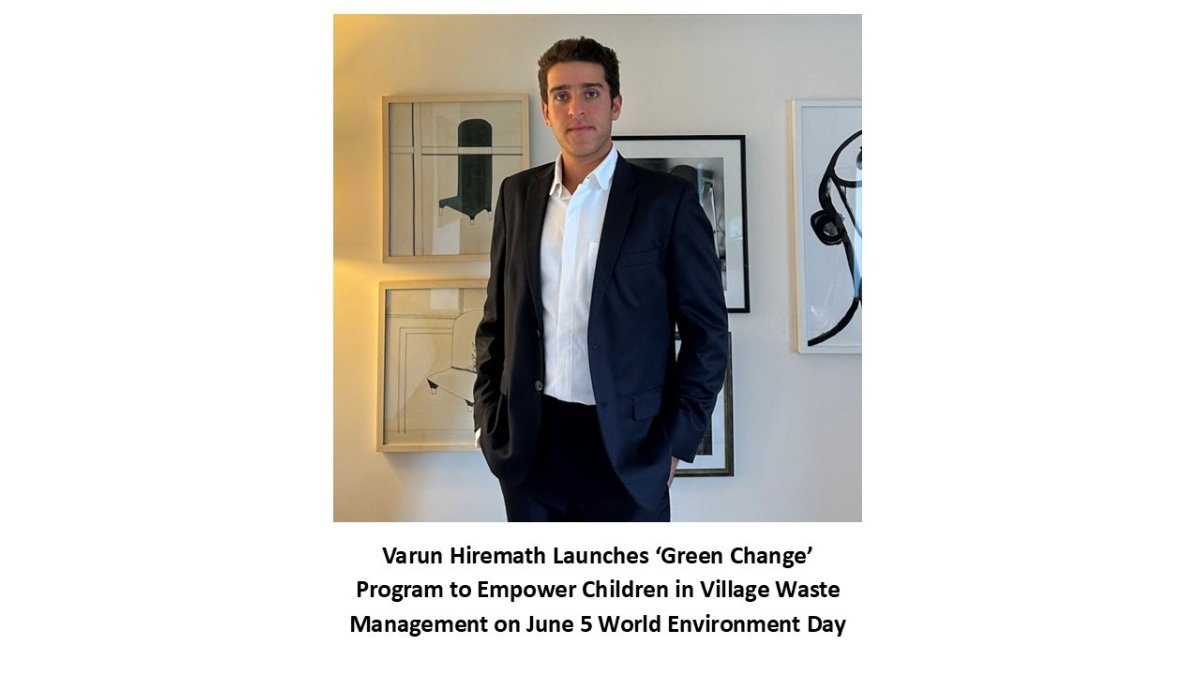 Varun Hiremath Leads ‘Green Change’ - PNN